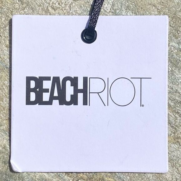NWT NEW BEACH RIOT Emmy Swim Bikini Bottom in Oasis Colorblock M Beach Summer - Picture 8 of 9
